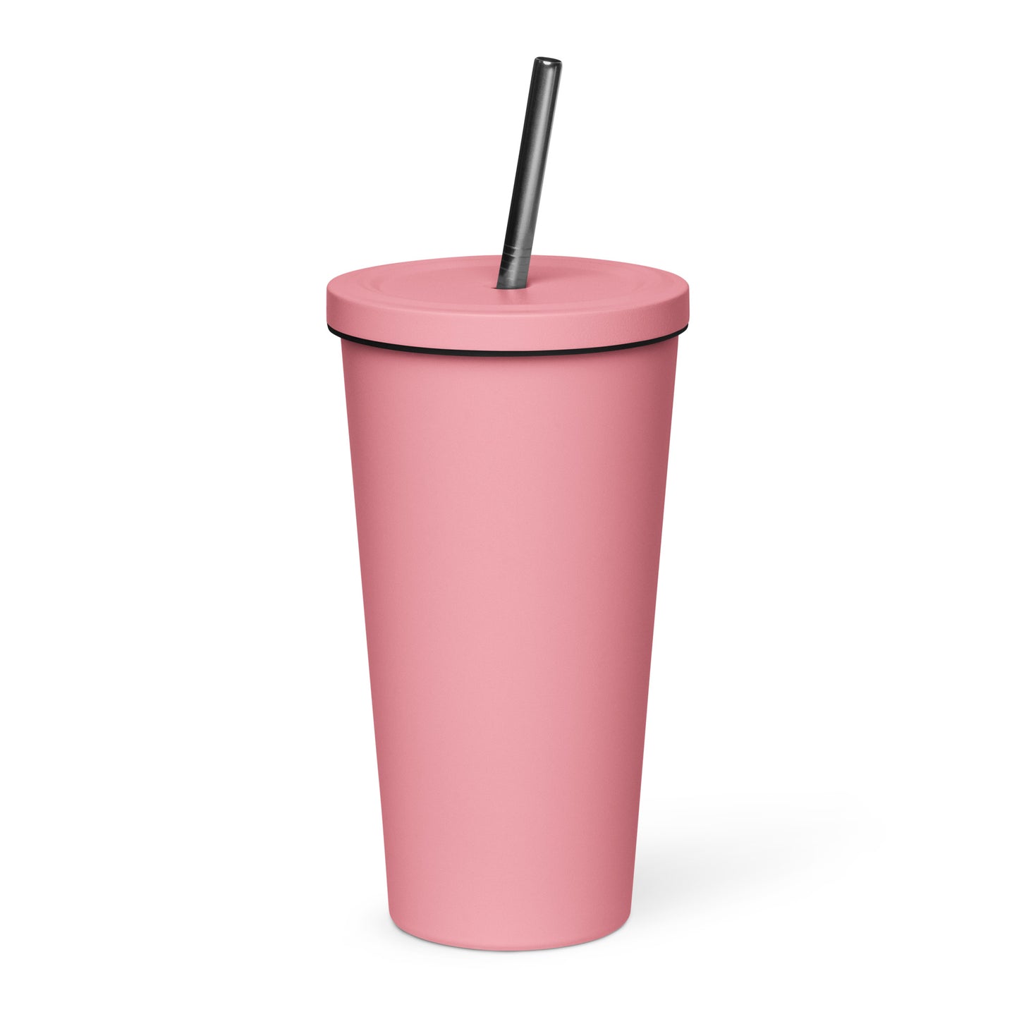 Skull - Insulated tumbler with a straw