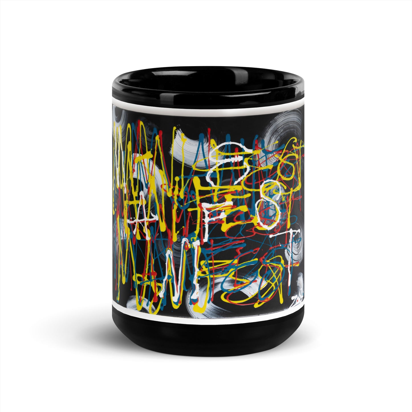 Manifest Black Glossy Mug