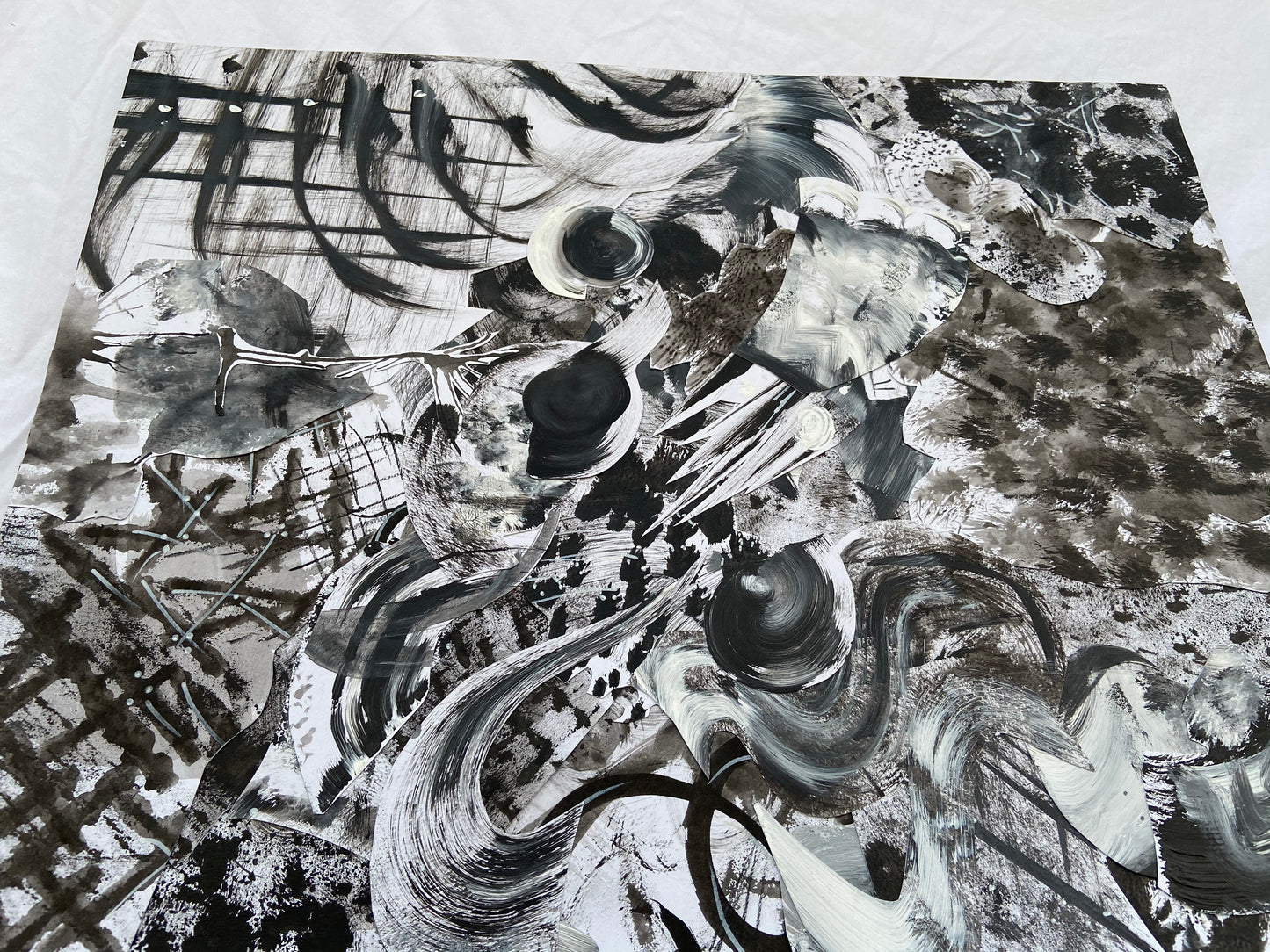 Abstract Collage: "Collaging Chaos"